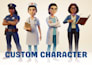 do model 3d low poly character rigging for game asset and animation